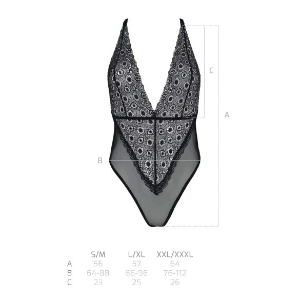 Passion Eco Zinnia - lace bodysuit (black)
