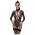 Cottelli - Sheer Strappy Bodysuit (Black) - L