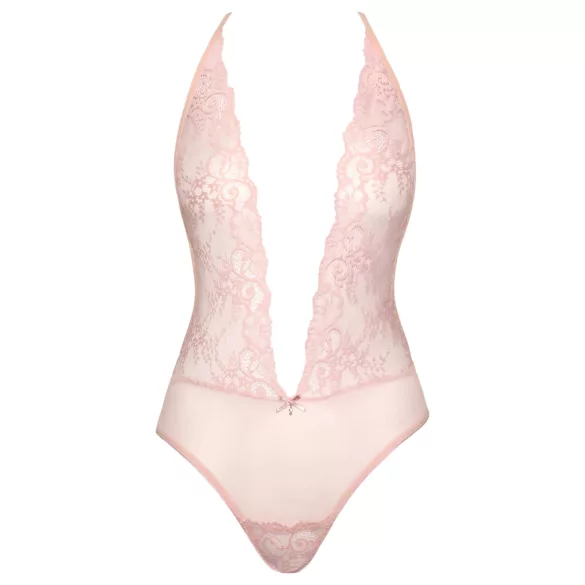 Kissable Lace Bodysuit (Pink)