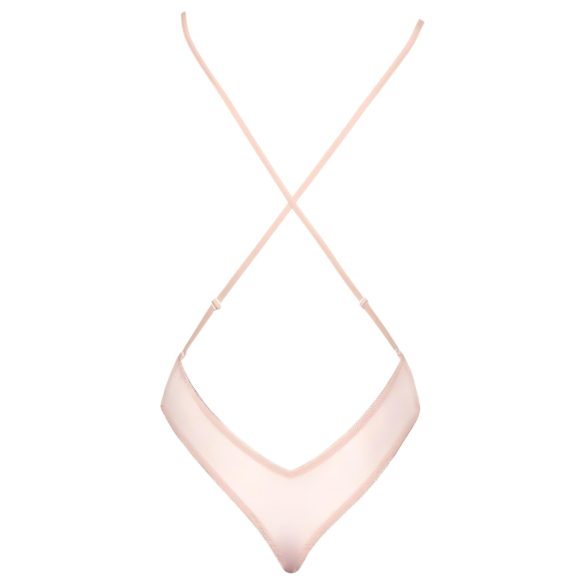 Kissable Lace Bodysuit (Pink) - L/XL