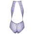 Kissable - Halter Lace Bodysuit (Purple) - L/XL