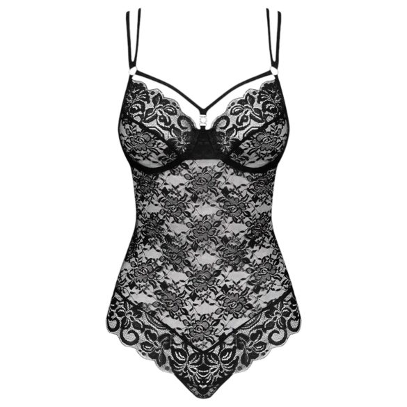 Obsessive 860-TED-1 - Super Sexy Lace Bodysuit (Black)