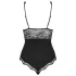 Obsessive Luvae - Body with Sheer Bust (Black) - L/XL