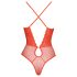 Cottelli - Cross-Strap Lace Bodysuit (Red)