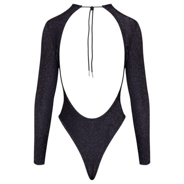 Cottelli - Open-Back Sparkle Bodysuit (Black) - L