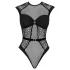 Cottelli - Sheer Lace Bodysuit (Black)