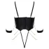 Cottelli - chained bondage bodysuit (black) - M