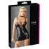 Cottelli - shiny lace-up dress (black) - M