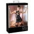 Abierta Fina - Daring Sparkle Mini Dress (Black)