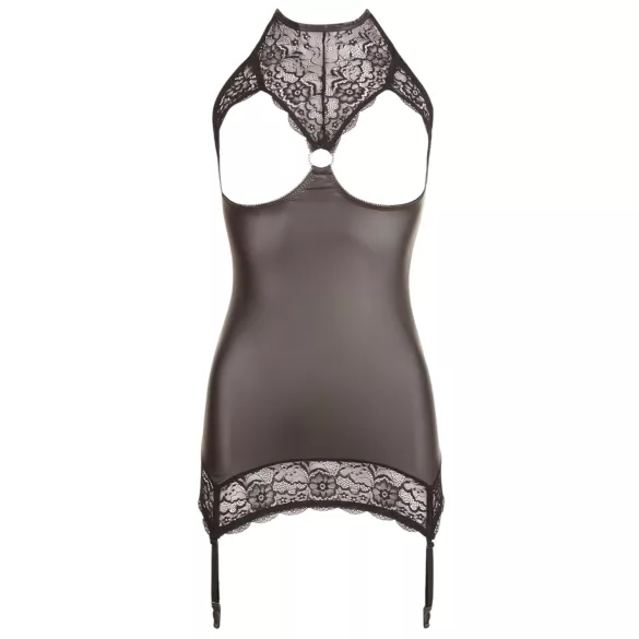Abierta Fina - Daring Sparkle Mini Dress (Black) - M