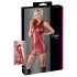Cottelli Party - sleeveless shiny mini dress with zip (red)