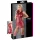 Cottelli Party - sleeveless shiny mini dress with zip (red) - L