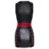 Cottelli Party - Striped Bodycon Dress (Black-Red) - XL