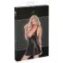 Noir - Black Snakeskin-Print Mini Dress with Top - M