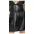 Noir - Black Snakeskin-Print Mini Dress with Top - L
