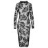 Noir - Rosy Long-Sleeve Dress (Black)