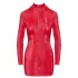 Cottelli - Snakeskin Pattern Mini Dress (Red) - M