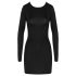 Cottelli - Open-Back Mini Dress (Black) - L