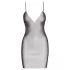 Cottelli Party - sexy chain‑effect mini dress (black) - S/M