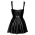 Noir - Front Lace-Up Mini Dress (Black) - M