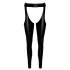 Noir - Glossy Tights - Chaps Style (Black) - M