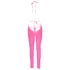 Cottelli Party - Jumpsuit with Deep Back Cutout (Pink) - L