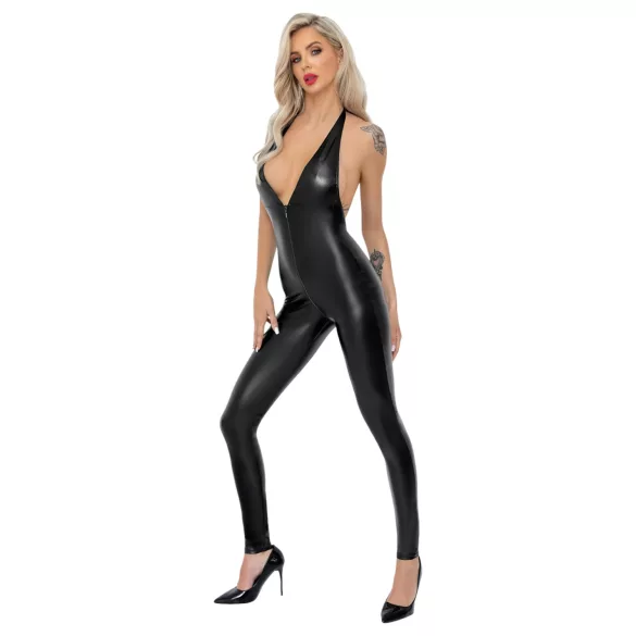 Noir - Halter Neck Jumpsuit (Black)