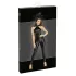 Noir - Shiny Zipper Jumpsuit (Black) - M