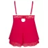 Cottelli Plus Size - Lacy, Flowy Babydoll (Red) - 2XL