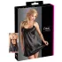 Cottelli - Satin Nightgown (Black) - XL