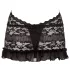 Cottelli - Black Lace Halterneck Mini Dress - XL