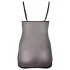 Cottelli Plus Size - Sheer Lace Nightgown (Black) - 4XL