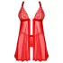 Obsessive Elianes - Lace Babydoll Set (Red)