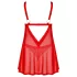 Obsessive Elianes - Lace Babydoll Set (Red)
