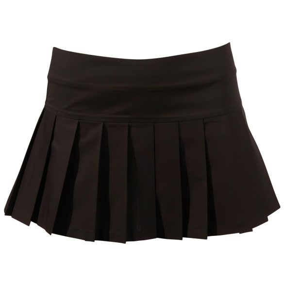 Cottelli - Pleated Mini Skirt (Black)  - XL