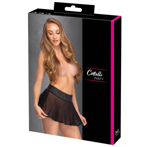 Cottelli Party - Layered Mini Skirt (Black)