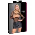 Cottelli - Faux Leather Mini Skirt with Zip (Black)