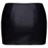 Cottelli - Faux Leather Mini Skirt with Zip (Black)