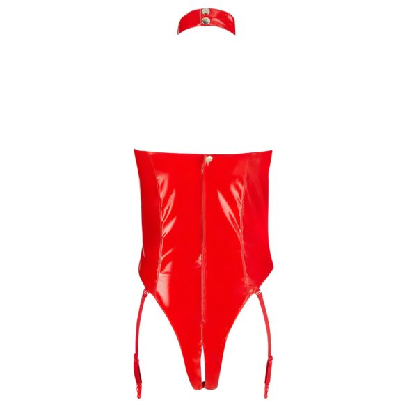 Black Level - Open Halterneck Body (Red) - M