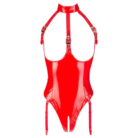 Black Level - Open Halterneck Body (Red) - M