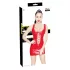 Black Level - Lace-up Vinyl Mini Dress (Red)