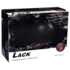   Fetish - Lacquer Sheet with Elastic Corners - 160 x 200 cm (Black)
