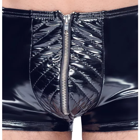 Black Level - Men's Zippered Shorts (Black)