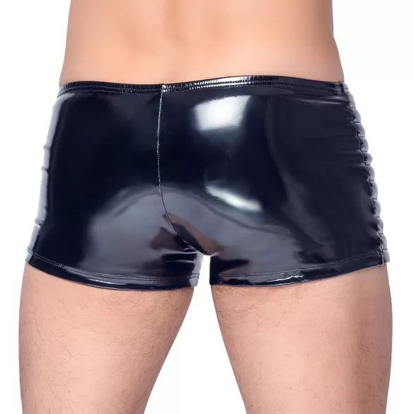 Black Level - Men's Zippered Shorts (Black) - M