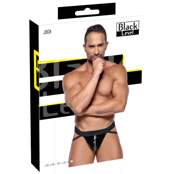 Black Level – Zipper Jock Brief (Black)