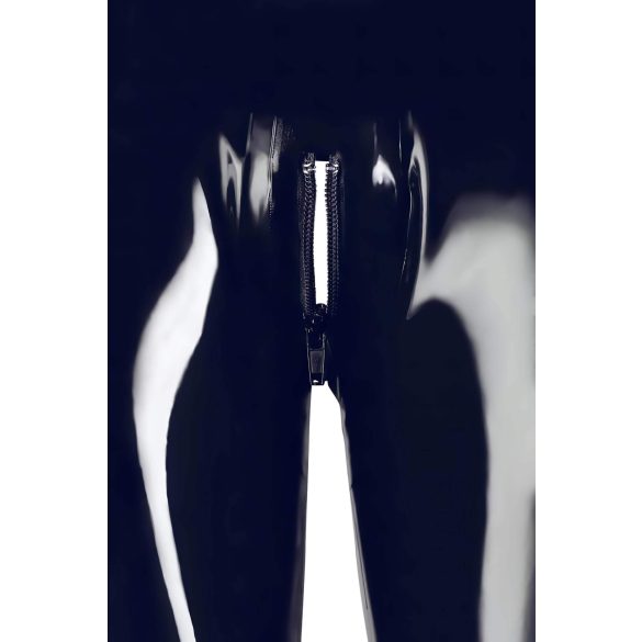 LATEX - Zippered Leggings (Black)