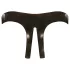 LATEX - Open-Crotch Women's Panties - Black (S-L)
