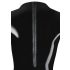 Latex Long-Sleeve Women's Bodysuit (Black)