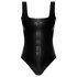 LATEX - Full Zip Latex Bodysuit (Black) - M