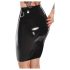 LATEX - Black Midi Skirt - M